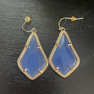 Kendra Scott Blue Alex Dangle Earrings